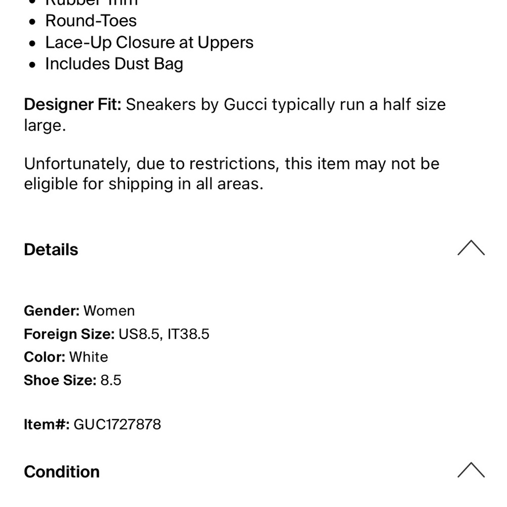 Gucci White Gray Sneakers Minimalist Designer 8.5 38.5 9 G logo tennis shoes - Picture 7 of 8